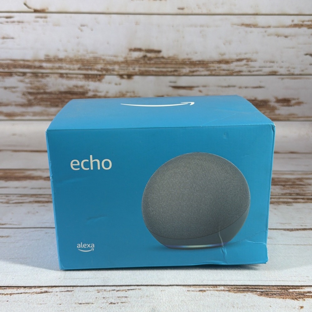 Open Box Amazon Echo 4th Gen Smart Speaker Alexa Twilight Blue